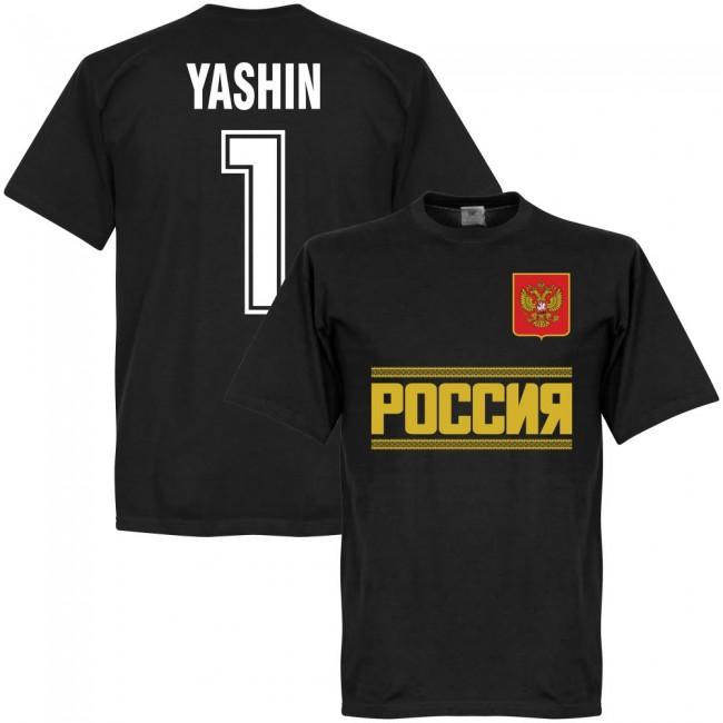 Russia Team Yashin T-Shirt - Black_0