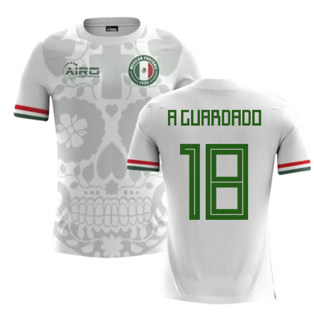 2023-2024 Mexico Away Concept Football Shirt (A Guardado 18) - Kids_0
