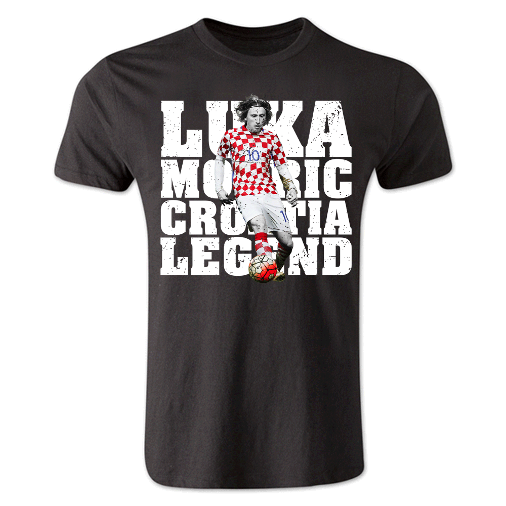 Luka Modric Croatia Player T-Shirt (Black)_0