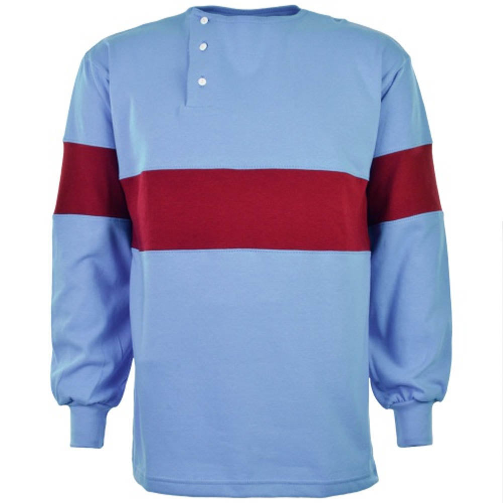 West Ham- Thames Iron Works 1902-1903 Home Retro Football Shirt_0