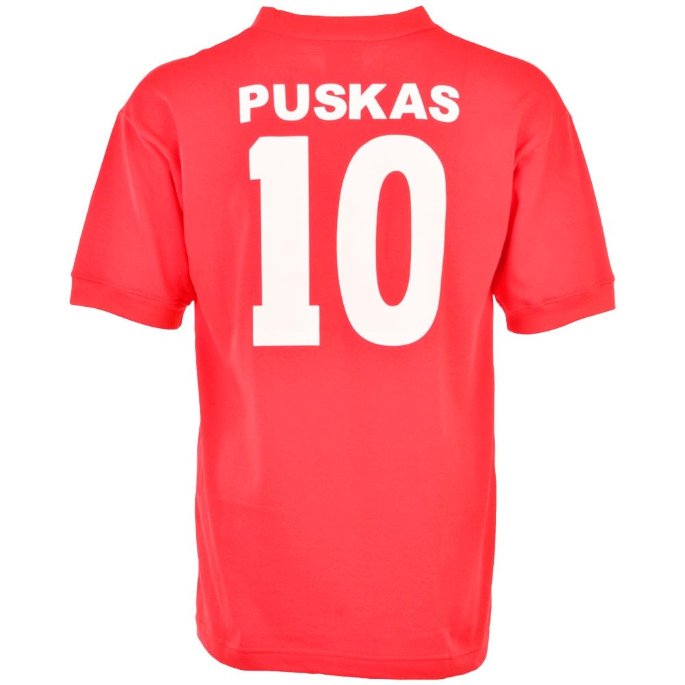 Hungary 1954 World Cup Final Puskas 10 Retro Football Shirt_0