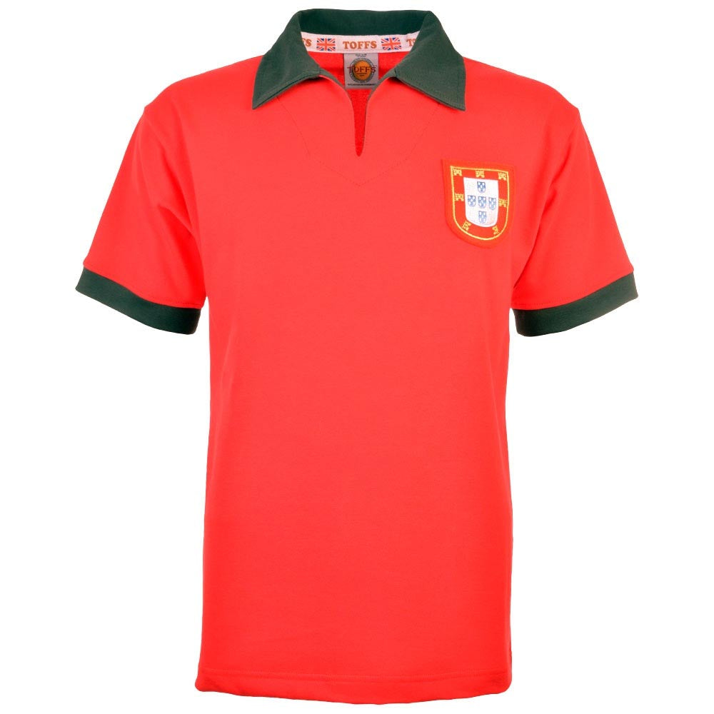 Portugal 1960s Retro Football Shirt_0