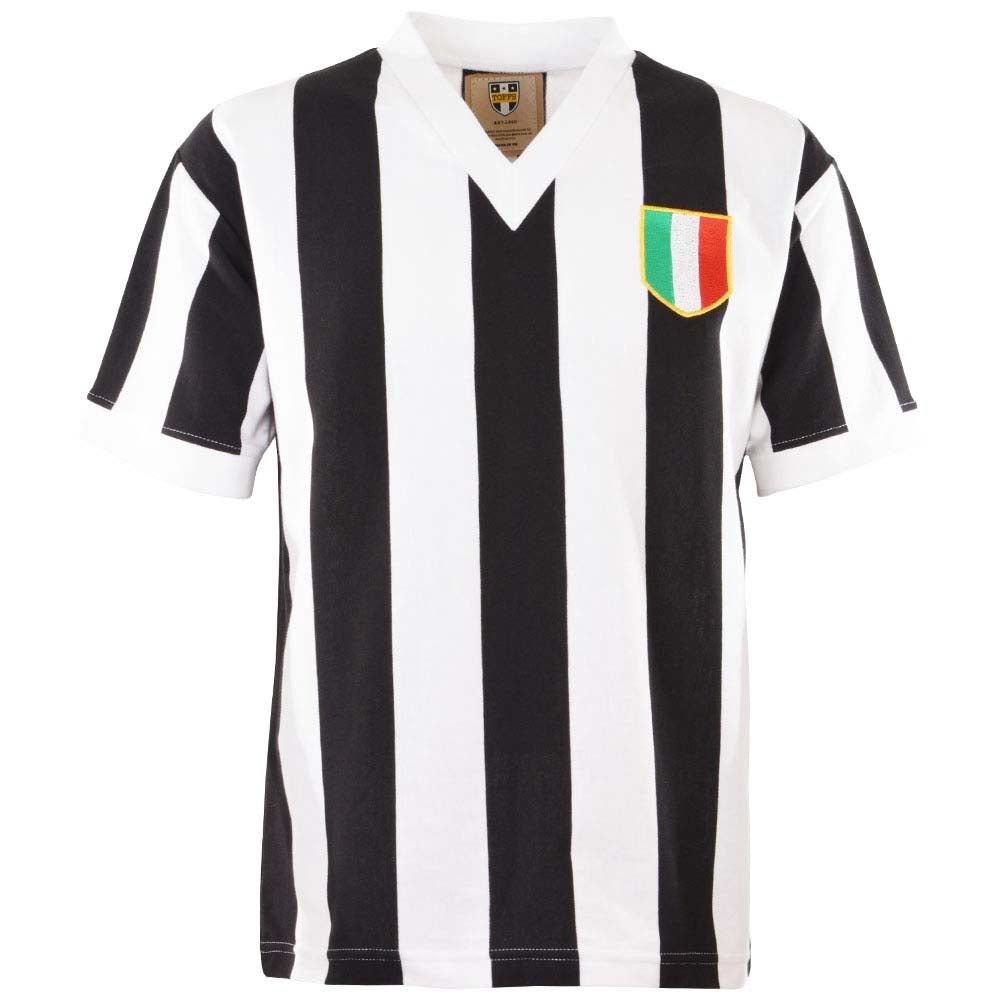 Juventus 1960 V Neck Retro Football Shirt_0