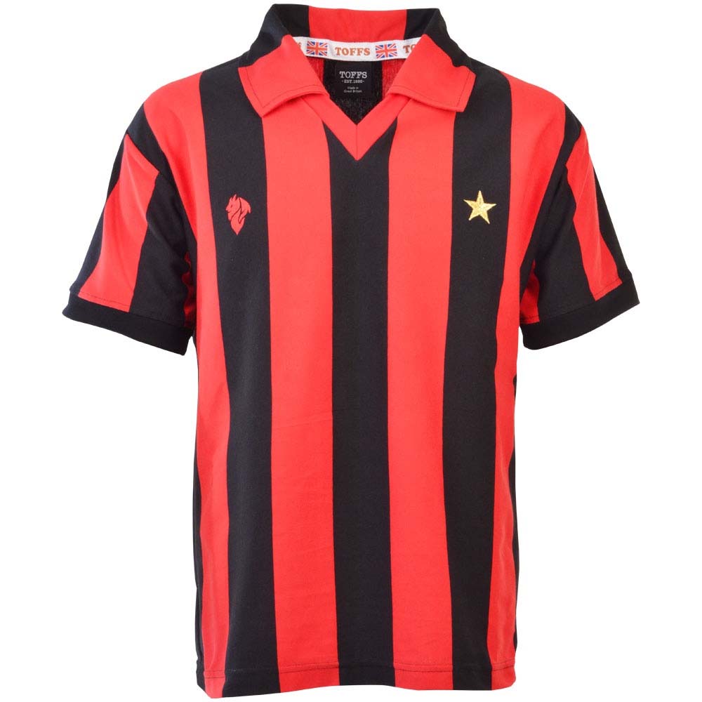 AC Milan 1980s Retro Football Shirt_0