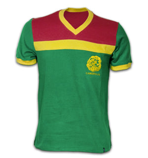 Cameroon 1989 Short Sleeve Retro Shirt 100% cotton_0