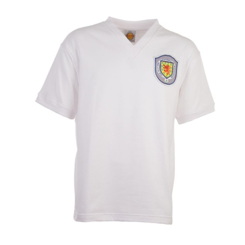 Scotland 1958 Away Retro Football Shirt_0