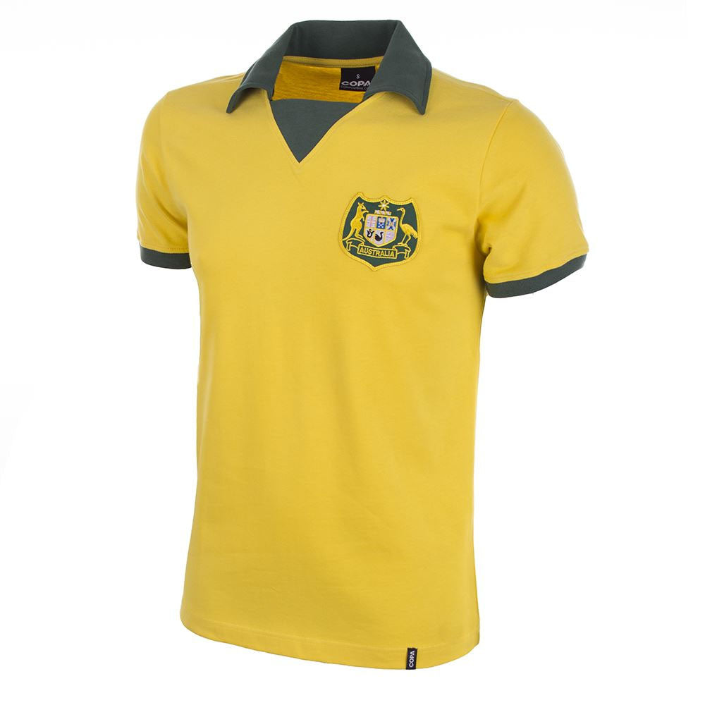 Australia World Cup 1974 Short Sleeve Retro Football Shirt_0