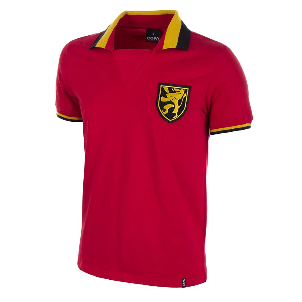 Belgium 1960's Short Sleeve Retro Football Shirt_0