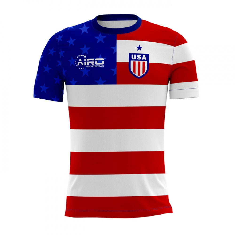 2023-2024 USA Home Concept Football Shirt - Womens_0