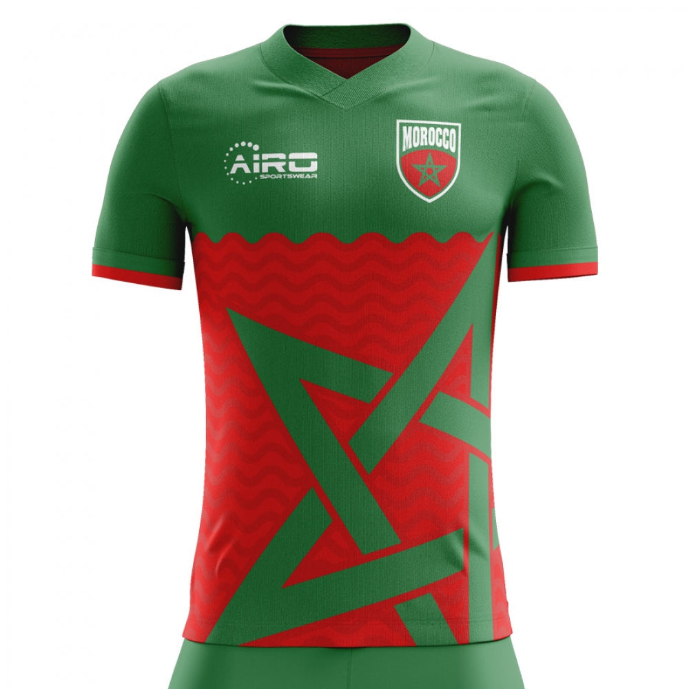 2023-2024 Morocco Home Concept Football Shirt (Kids)_0