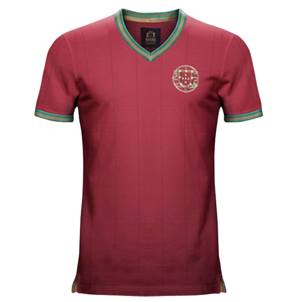 Vintage Portugal Home Soccer Jersey_0
