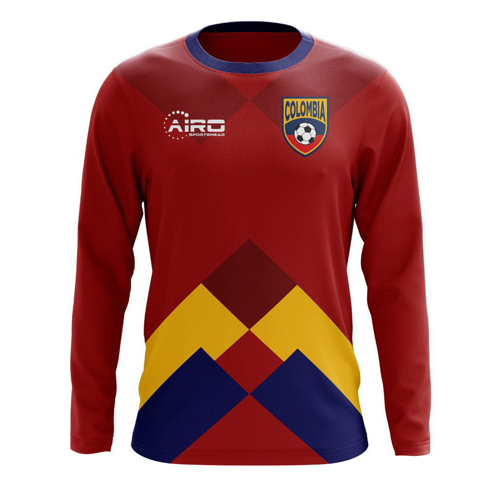 2023-2024 Colombia Long Sleeve Away Concept Football Shirt_0