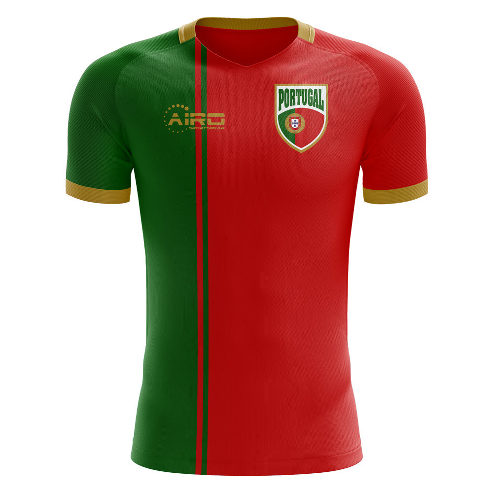 2023-2024 Portugal Flag Home Concept Football Shirt - Womens_0