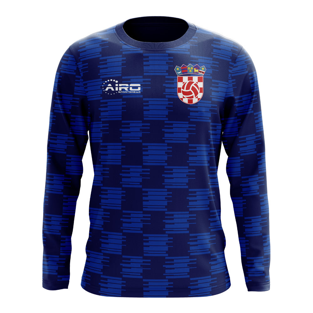 2023-2024 Croatia Long Sleeve Away Concept Football Shirt_0