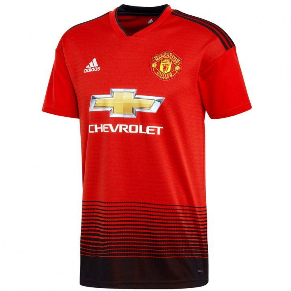 2018-2019 Man Utd Adidas Home Football Shirt_0