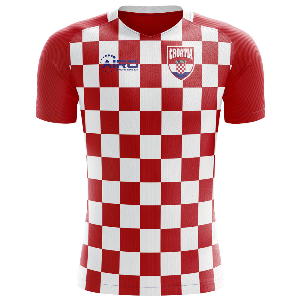 2023-2024 Croatia Flag Concept Football Shirt - Womens_0