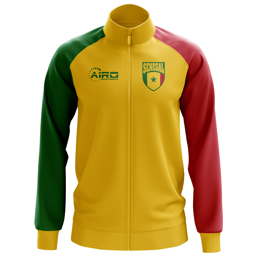 Senegal Concept Football Track Jacket (Yellow) - Kids_0