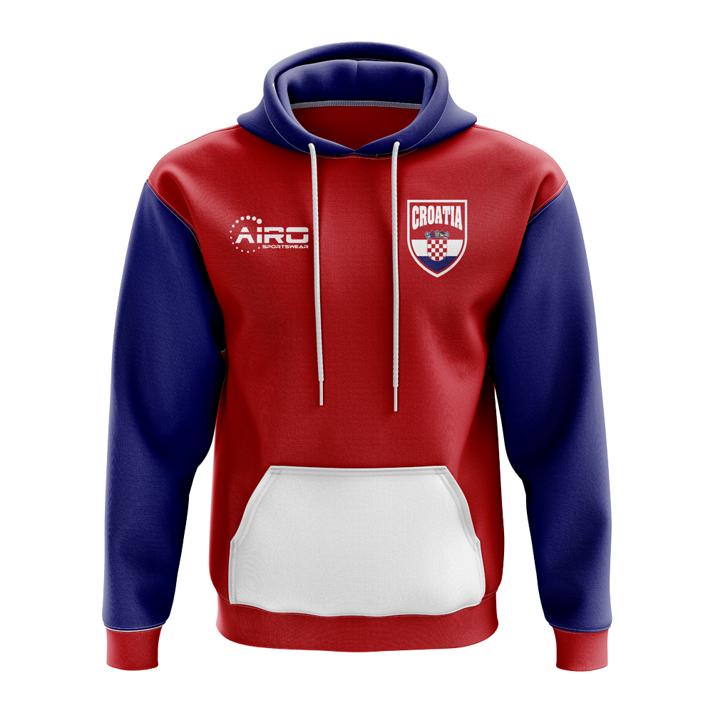 Croatia Concept Country Football Hoody (Red)_0