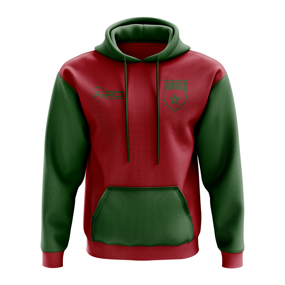 Morocco Concept Country Football Hoody (Red)_0