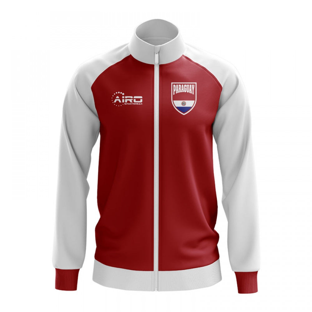 Paraguay Concept Football Track Jacket (Red) - Kids_0