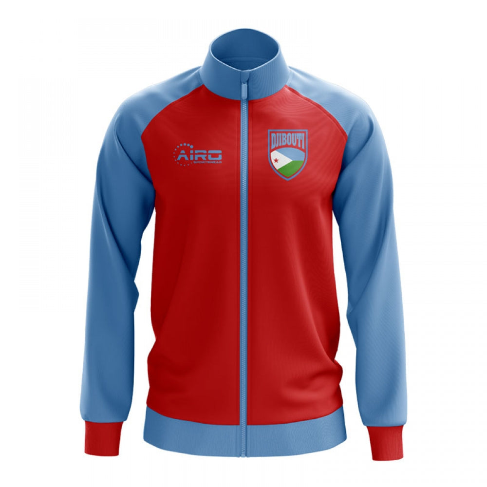 Djibouti Concept Football Track Jacket (Red) - Kids_0