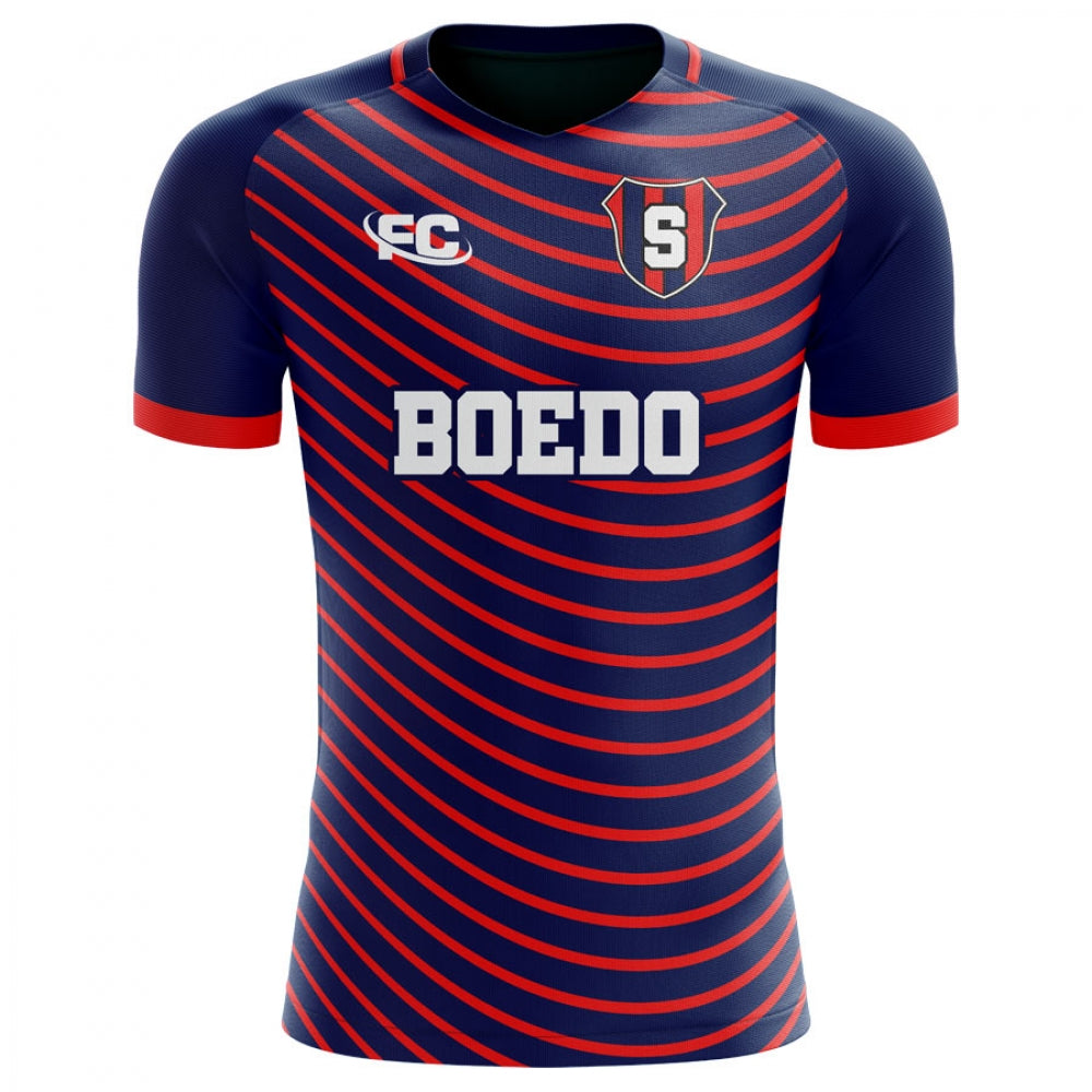 2018-2019 San Lorenzo Fans Culture Home Concept Shirt_0