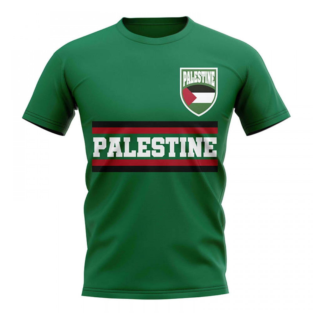 Palestine Core Football Country T-Shirt (Green)_0