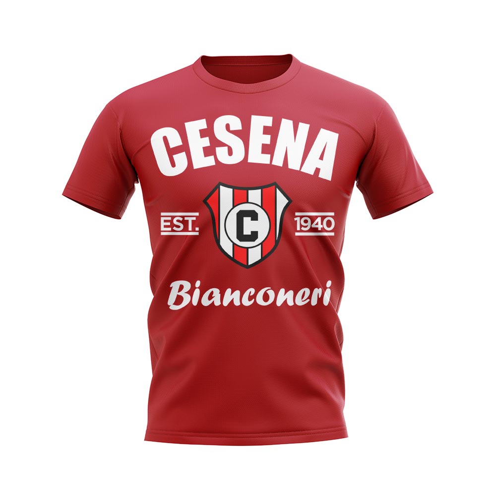Cesena Established Football T-Shirt (Red)_0