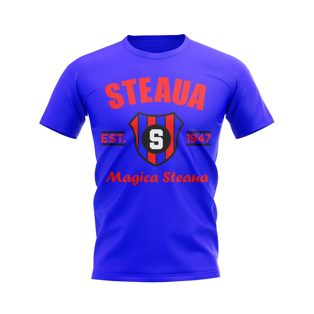 Steaua Bucharest Established Football T-Shirt (Royal)_0