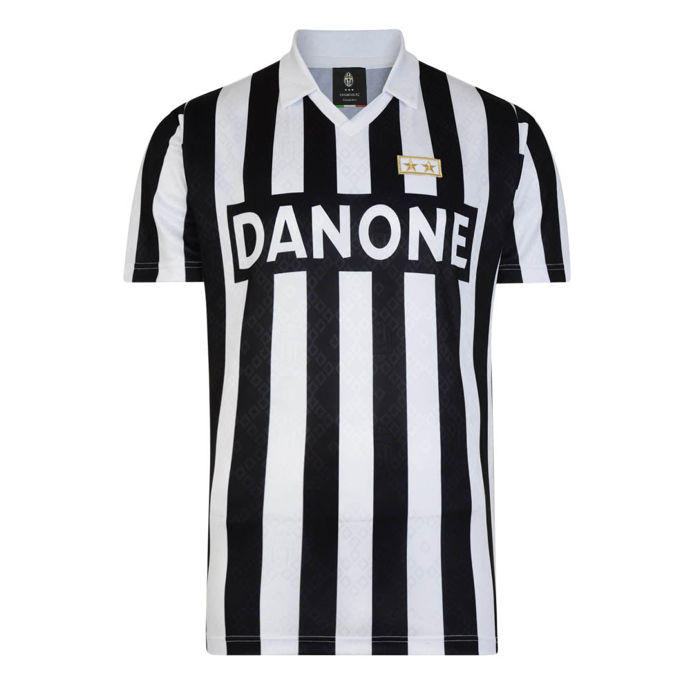 Score Draw Juventus 1993 UEFA Cup Final Retro Football Shirt_0