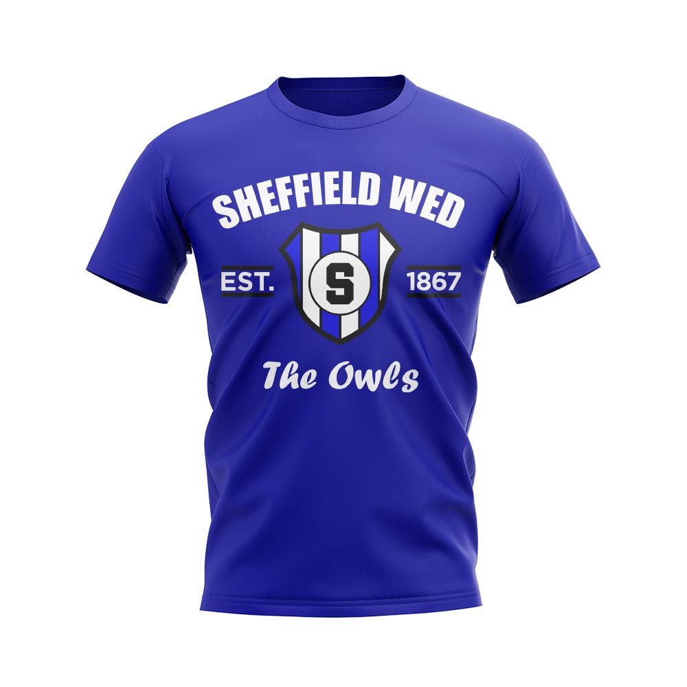 Sheffield Wednesday Established Football T-Shirt (Blue)_0