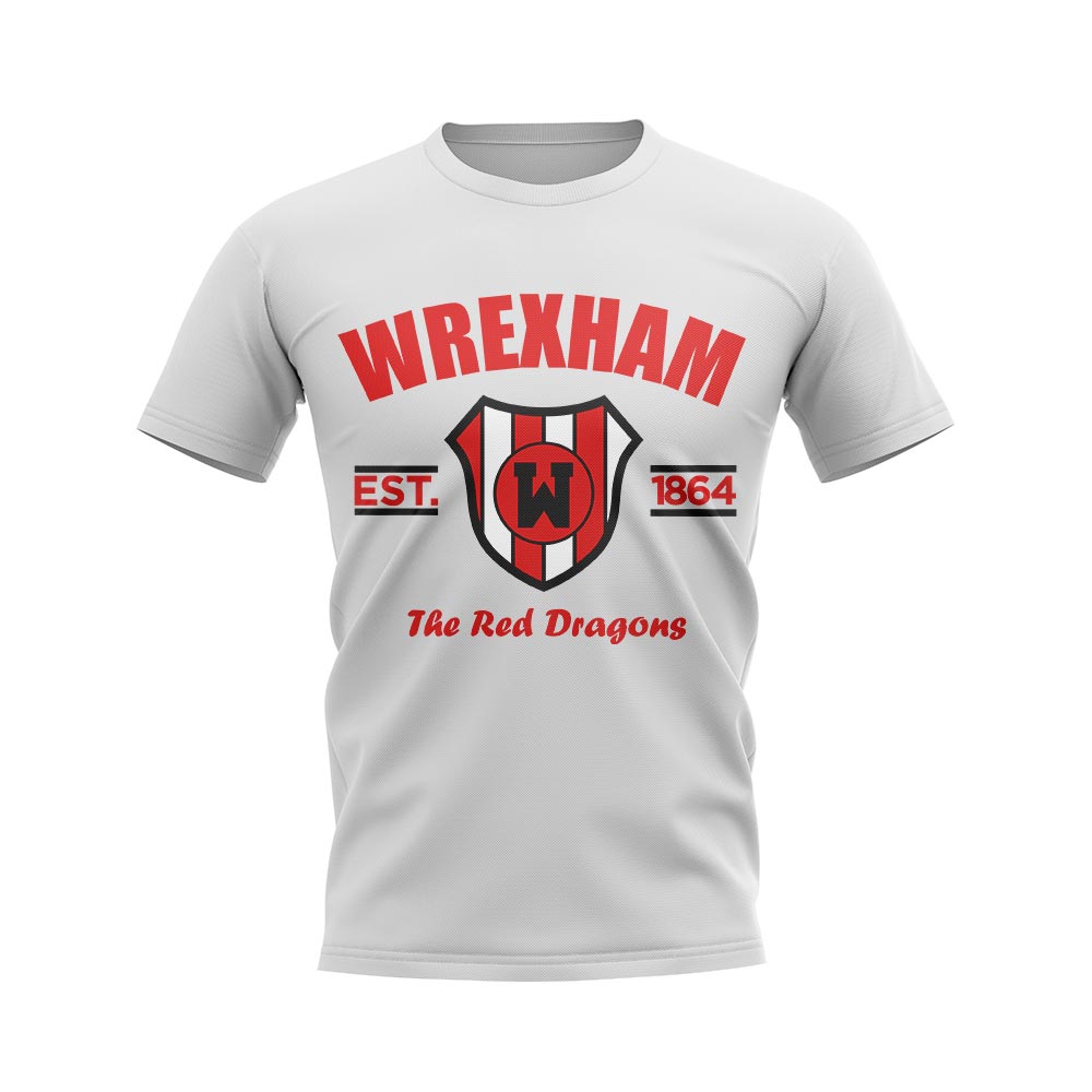 Wrexham Established Football T-Shirt (White)_0