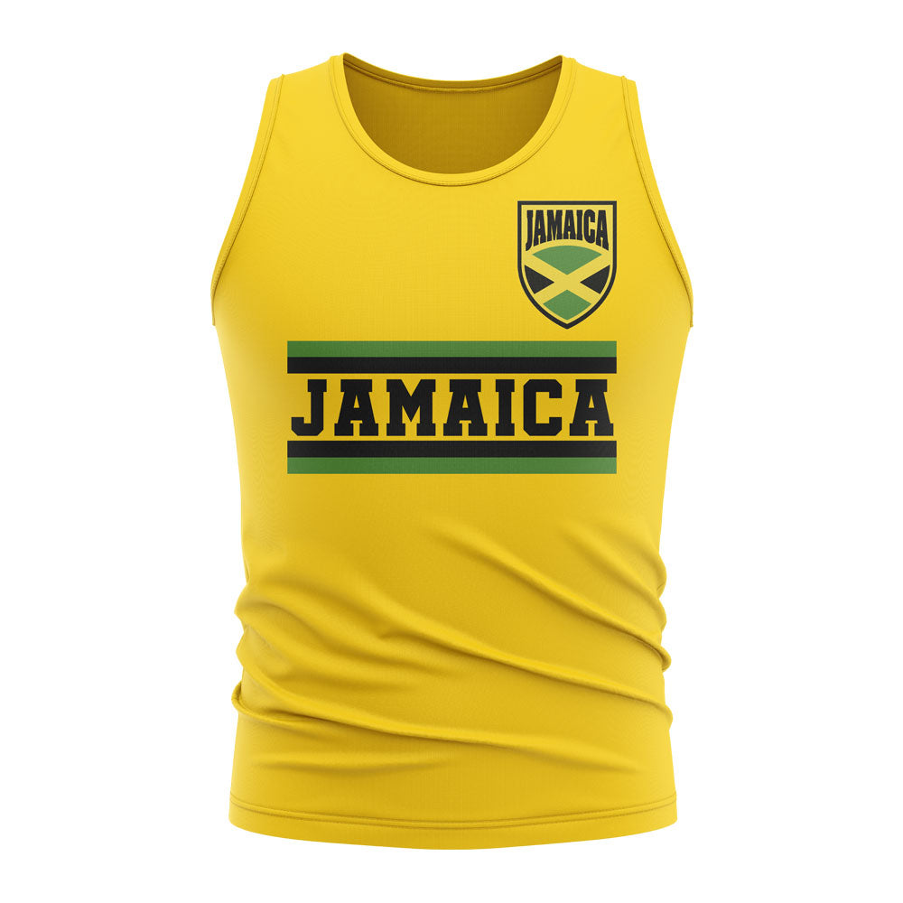 Jamaica Core Football Country Sleeveless Tee (Yellow)_0