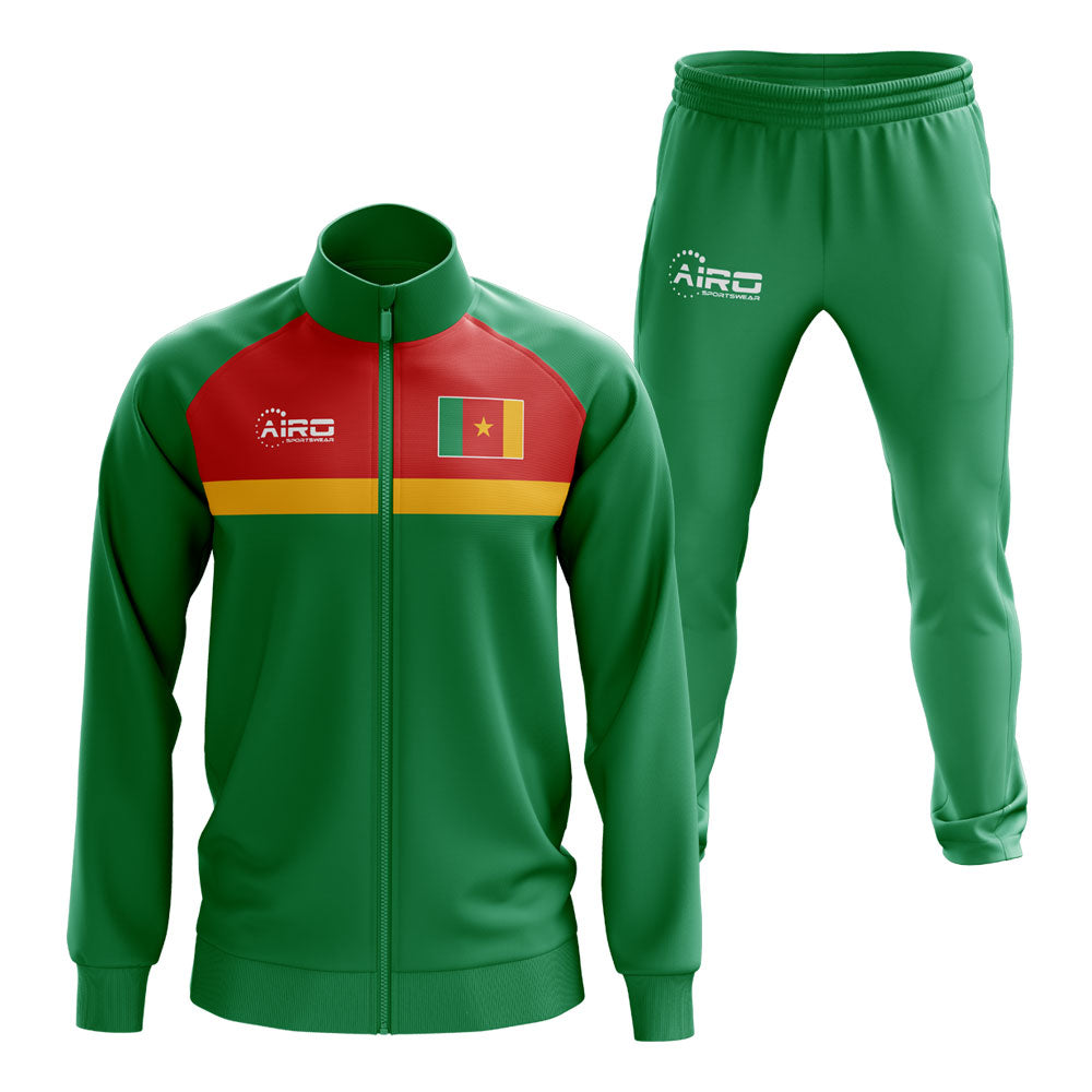 Cameroon Concept Football Tracksuit (Green)_0