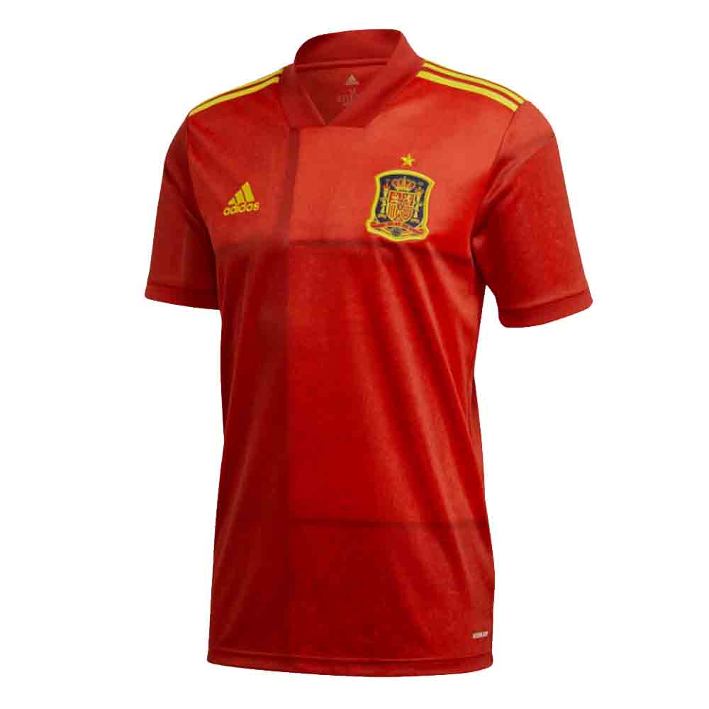 2020-2021 Spain Home Adidas Football Shirt (Kids)_0