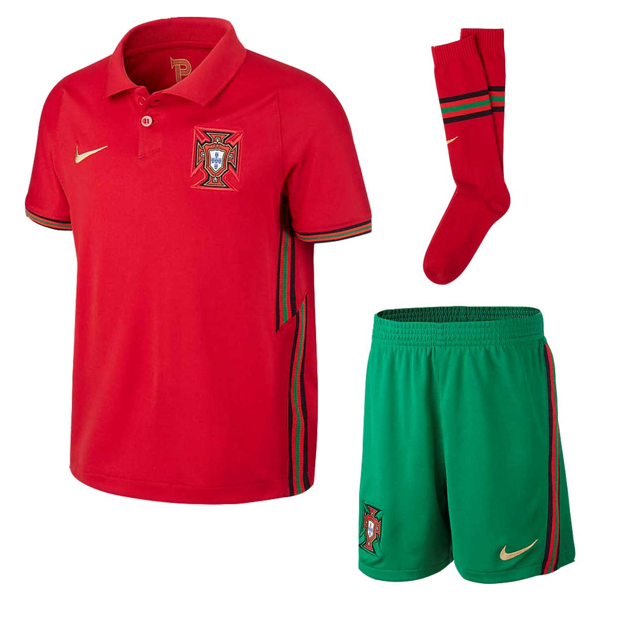 2020-2021 Portugal Home Nike Mini Kit_0