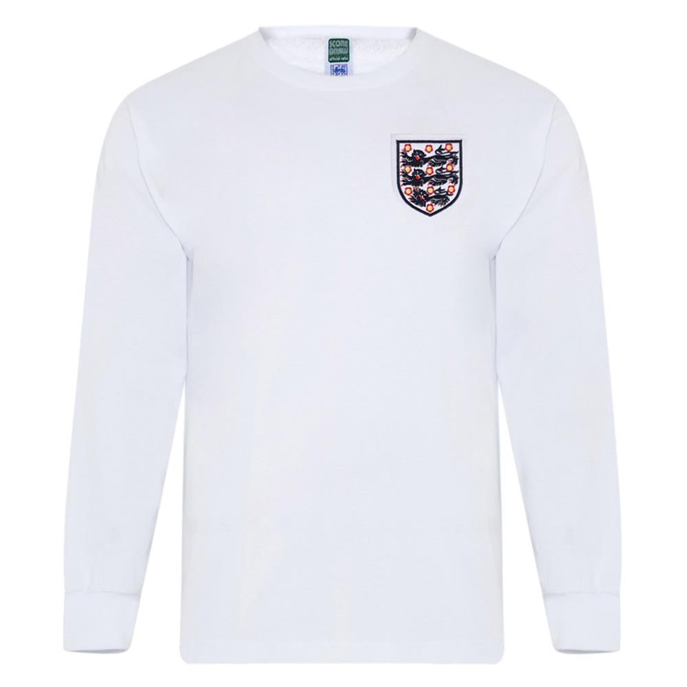 England 1966 World Cup No6 Retro Shirt LS_0