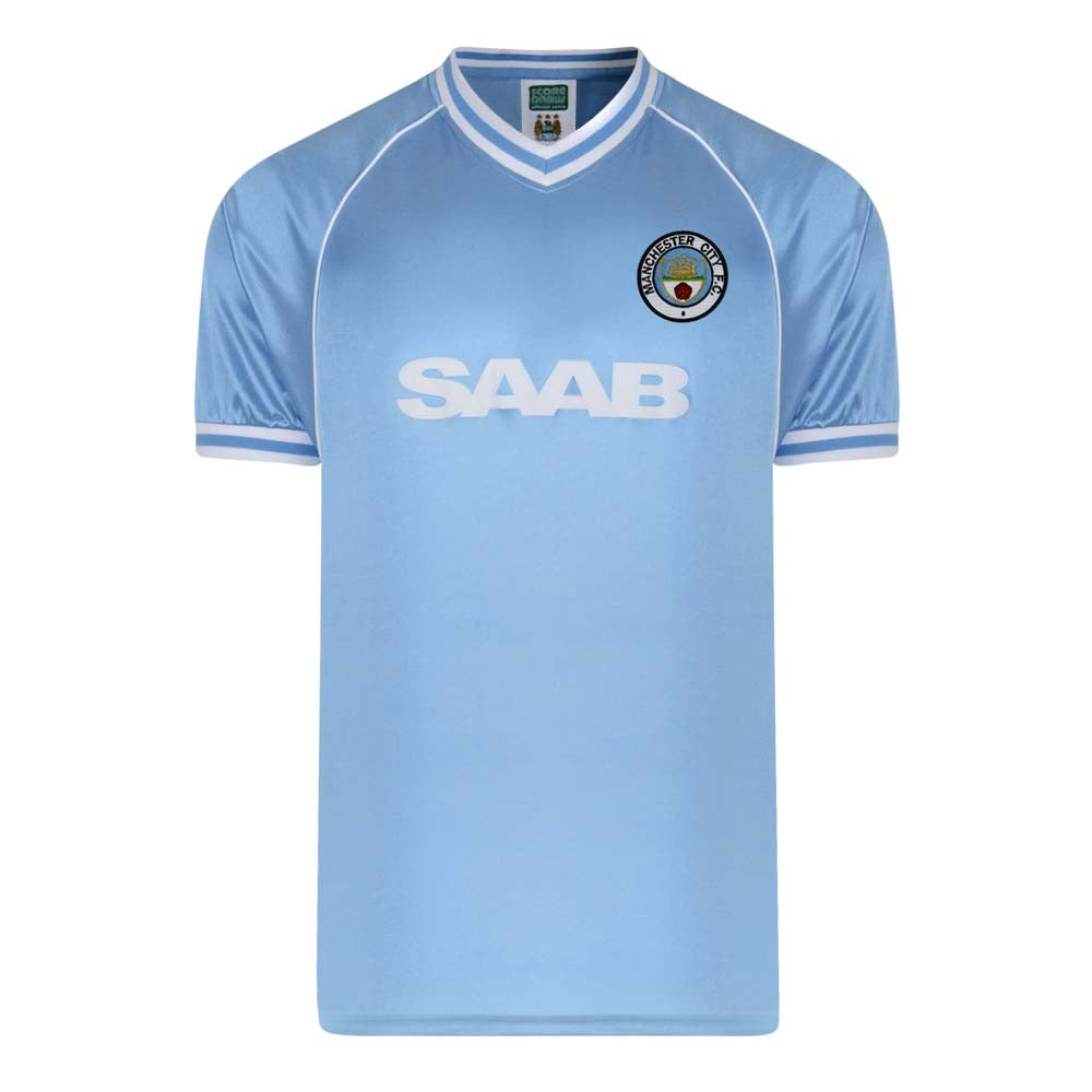 Manchester City 1982 Retro Football Shirt_0