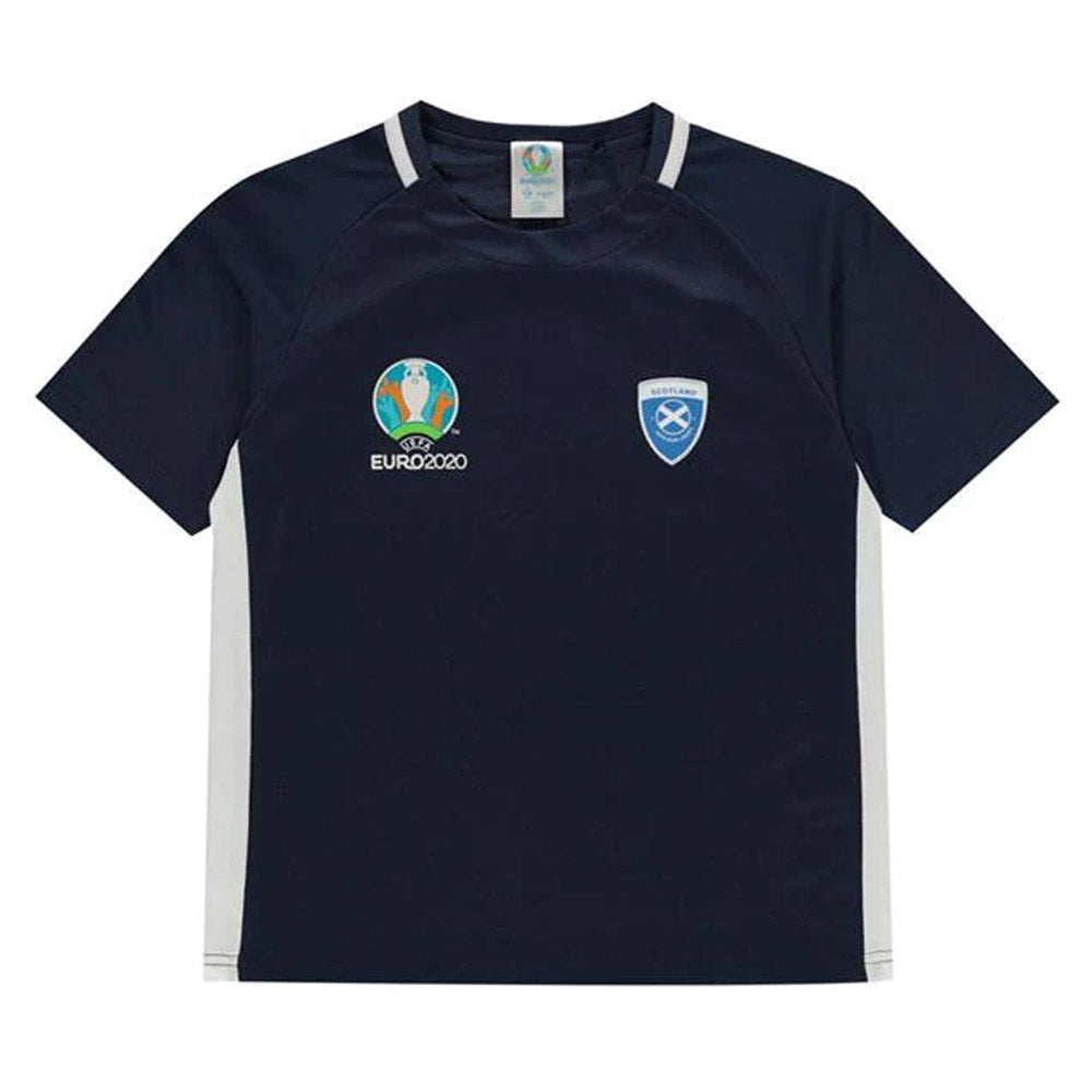Scotland 2021 Polyester T-Shirt (Navy) - Kids_0