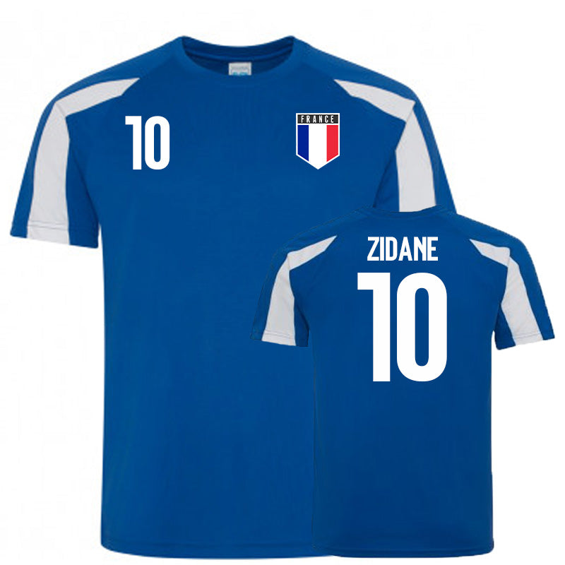 France Sports Training Jersey (Zidane 10)_0