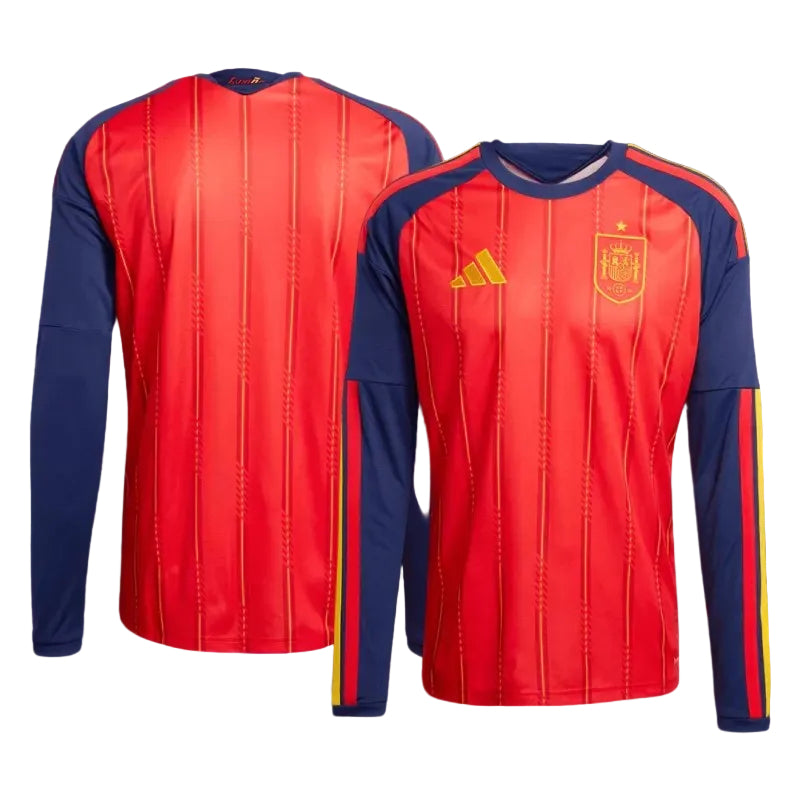 Spain 2026 Long Sleeve Home Jersey