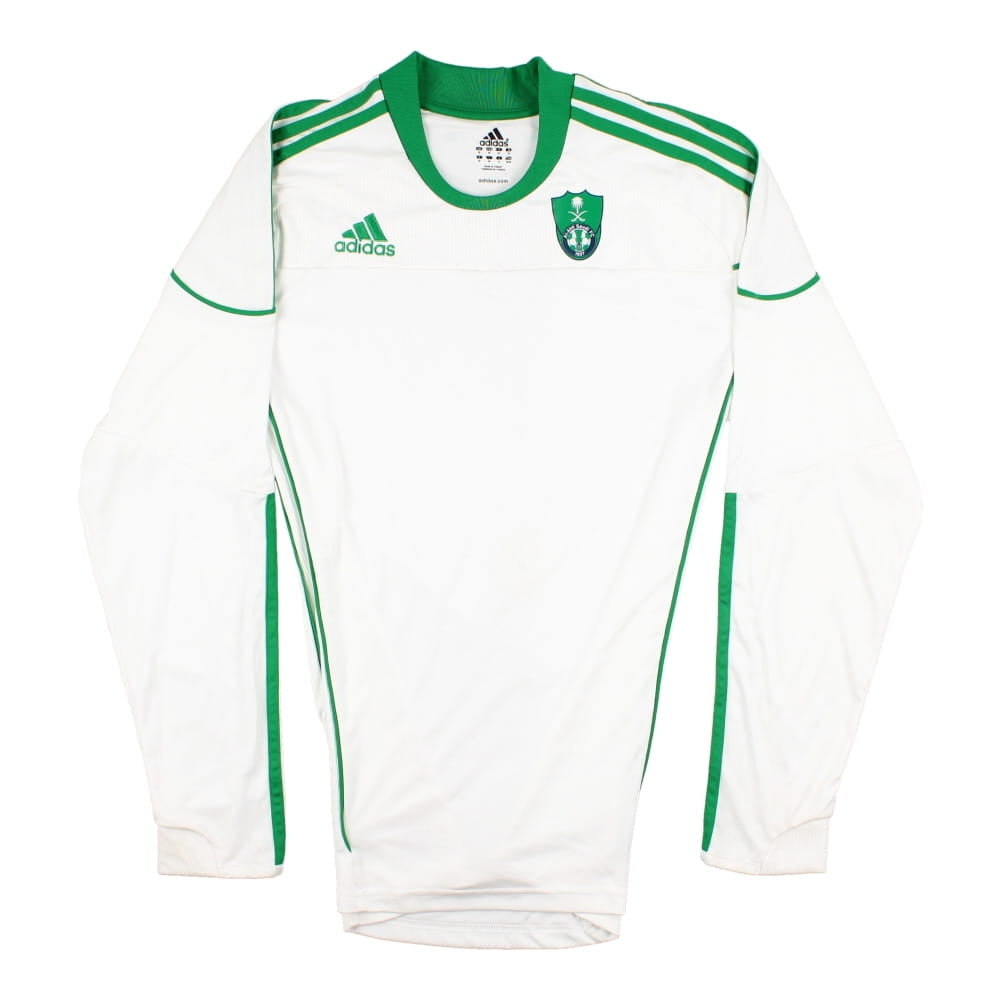 Al Ahli Saudi FC 2010-11 Home Long Sleeve Sponsorless Shirt ((Very Good) M)_0