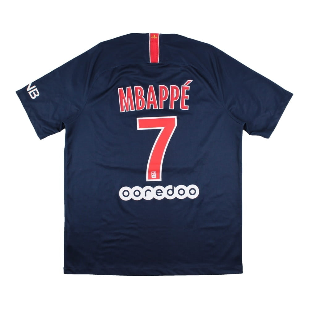 PSG 2018-19 Home Shirt (Mbappe #7) ((Excellent) L)_0