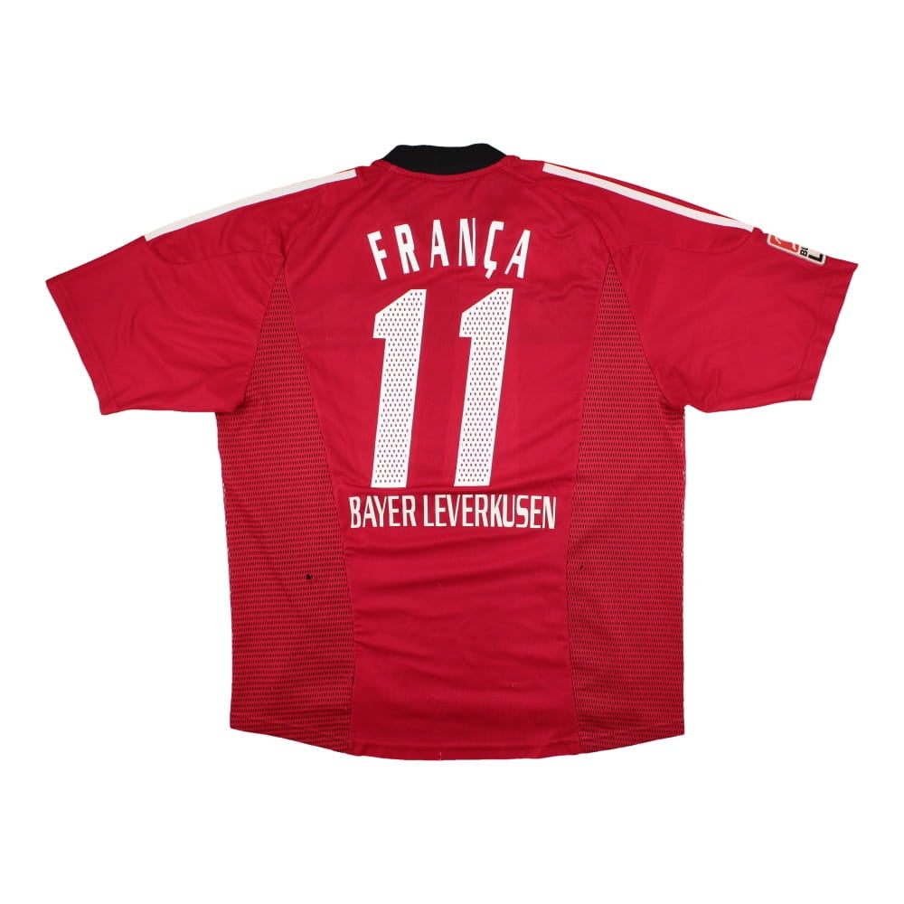 Bayer Leverkusen 2002-04 Home Shirt (XL) (Franca #11) (Very Good)_0