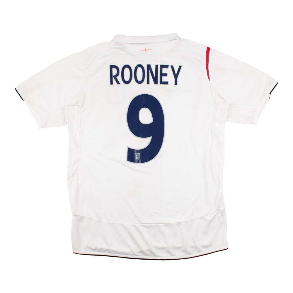 England 2005-07 Home Shirt (Rooney #9) (Very Good)_0