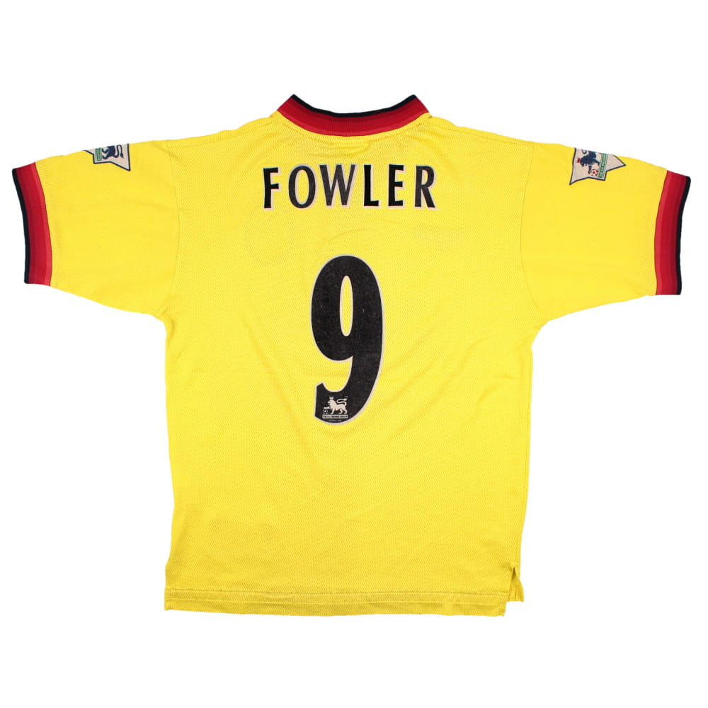 Liverpool 1997-99 Away Shirt (S) Fowler #9 (Excellent)_0