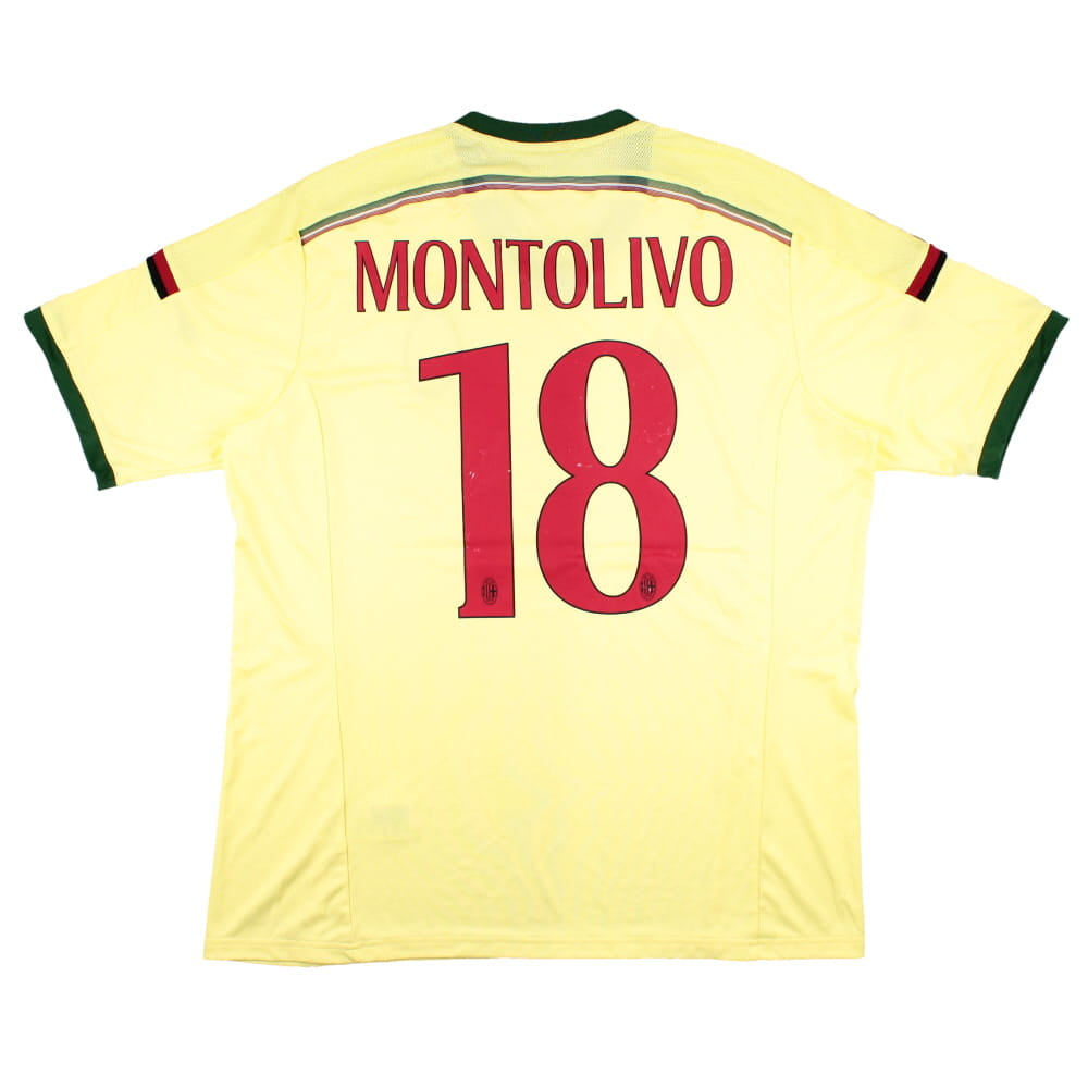 AC Milan 2014-15 Third Shirt (XL) Montolivo #18 (Excellent)_0