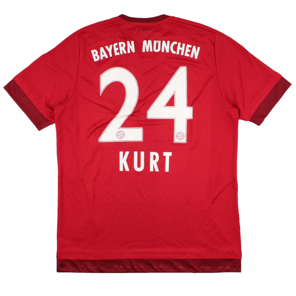Bayern Munich 2015-16 Home Shirt (L) Kurt #24 (Very Good)_0