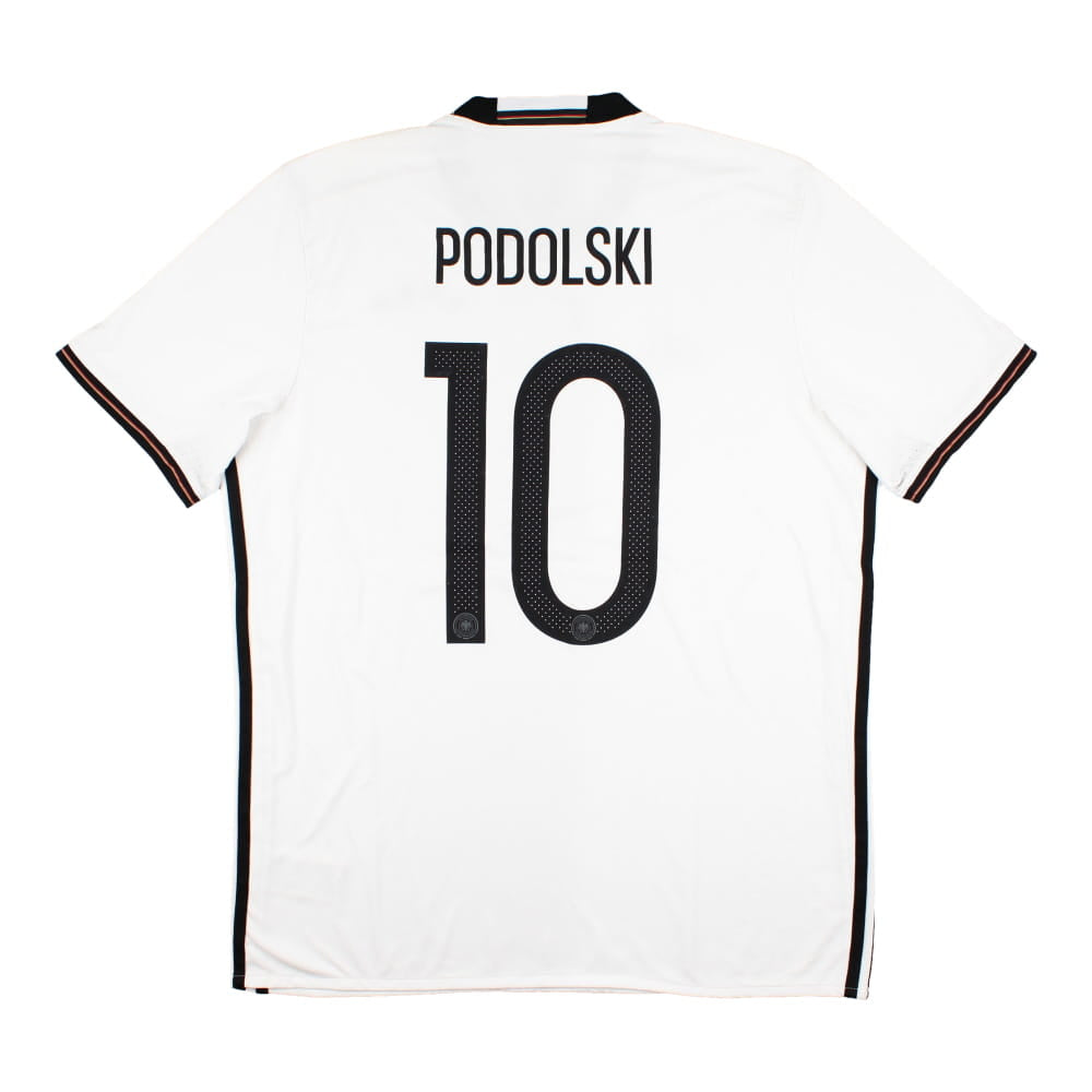 Germany 2016-17 Home Shirt (L) Podolski #10 (Very Good)_0