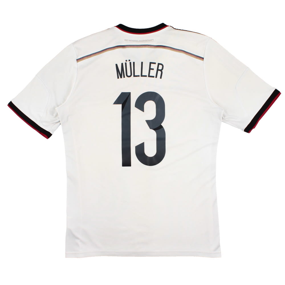 Germany 2014-15 Home Shirt (L) Muller #13 (Fair)_0